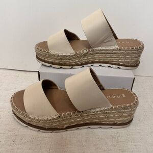 🌞 Esprit Katalina Espadrille Wedge Platform Sandals – Size 8.5M